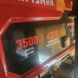 CRAFTSMAN GENERATOR 3,500 WATTS VERY GOOD CONDITION 