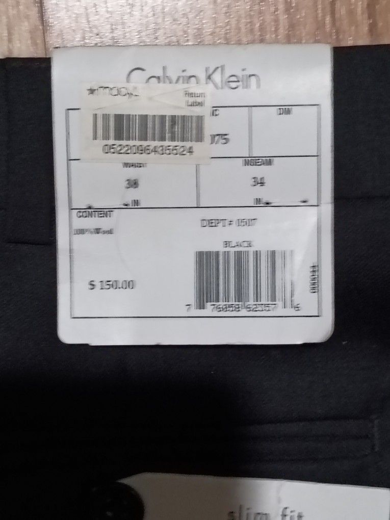 Calvin Klein Slim Fit Pants