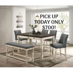 NEW COUNTER HEIGHT TABLE…. COMEDOR NUEVO