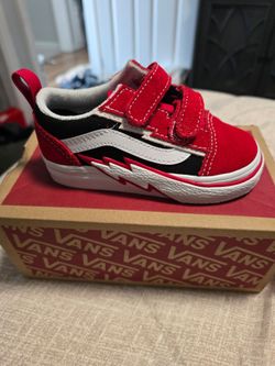 Vans Old Skool V Bolt - Red/Black - 7c