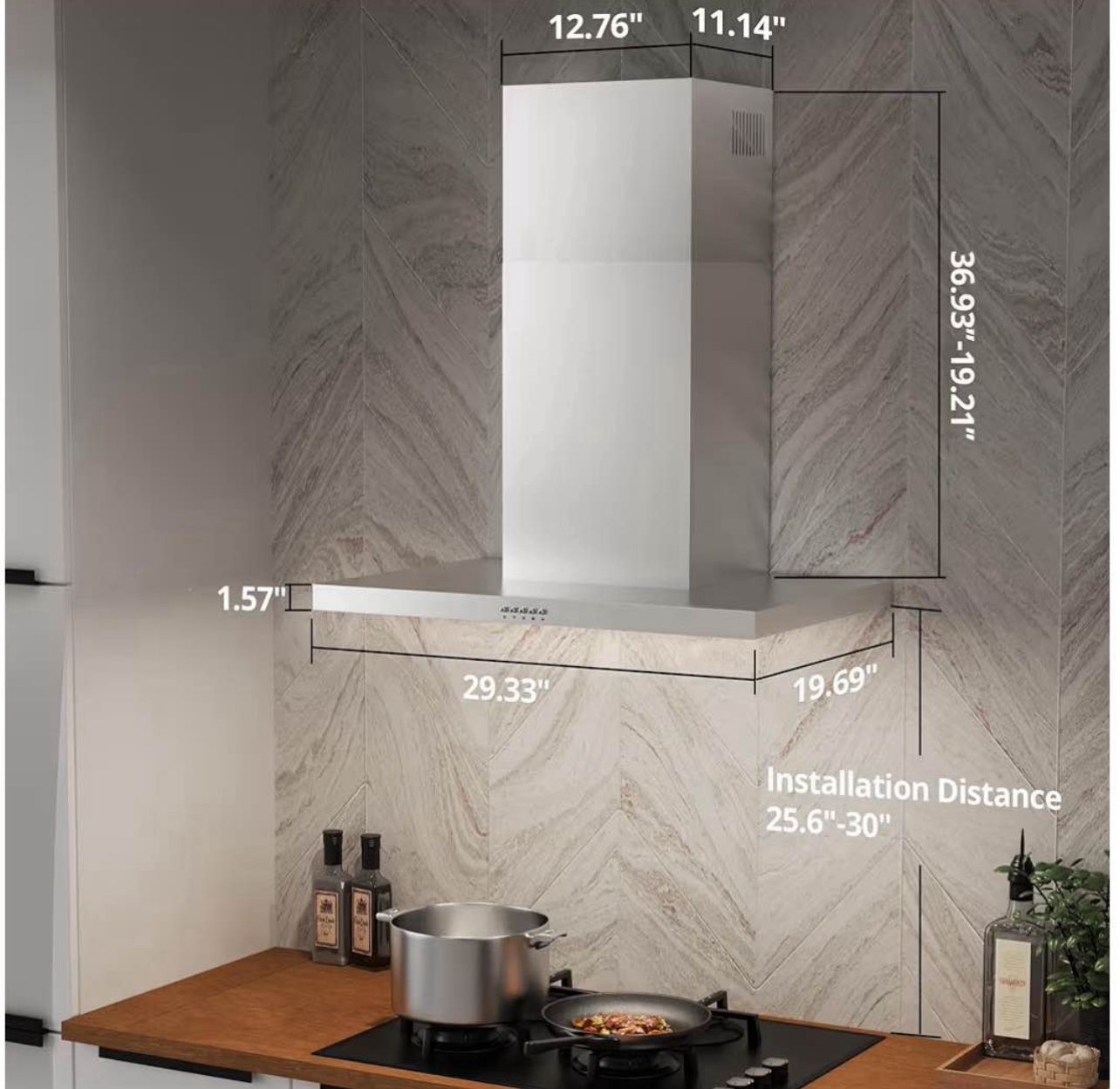 FIREGAS Wall Mount Range Hood