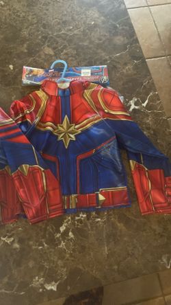 Girls Captain Marvel Dress Up Set 