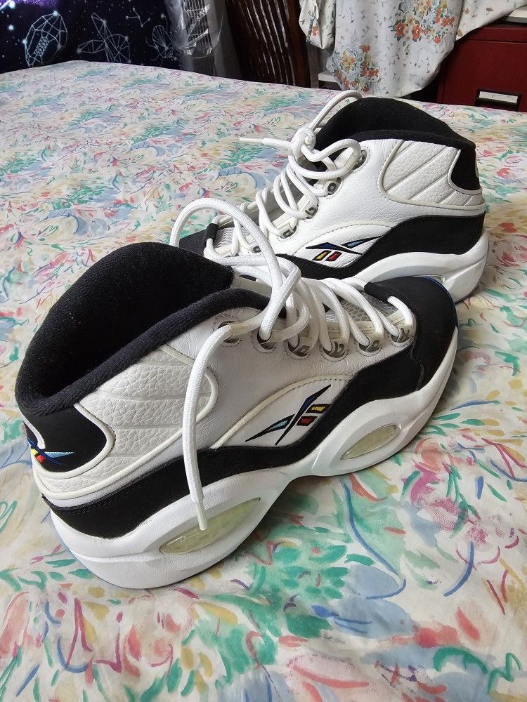 Allen Iverson The Question Reebok Men Shoes, Size 8.5