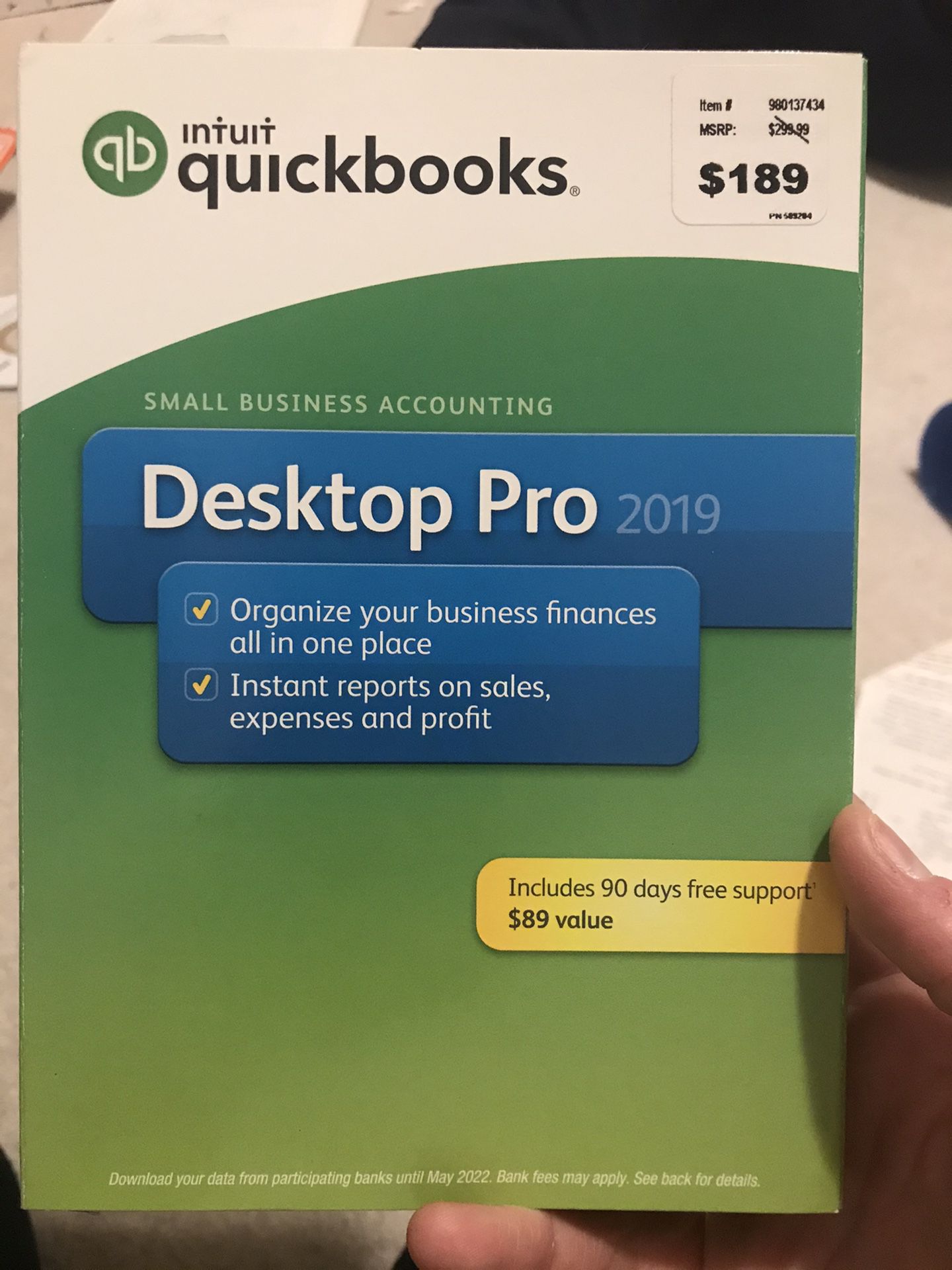 Quickbooks desktop pro 2019