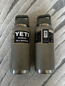 BRAND NEW RARE YETI 36 oz Rambler Chug Bottle riverhead green! Textured bottle