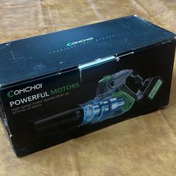Comchoi Electric Leaf Blower Cordless, 900,000 RPM, 2 x 4.0Ah Batteries & MSRP: $165.99 -