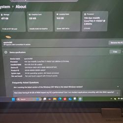 Hp Spectre X360 512gb Ssd With 16gb Ram 4k Touch Screen 
