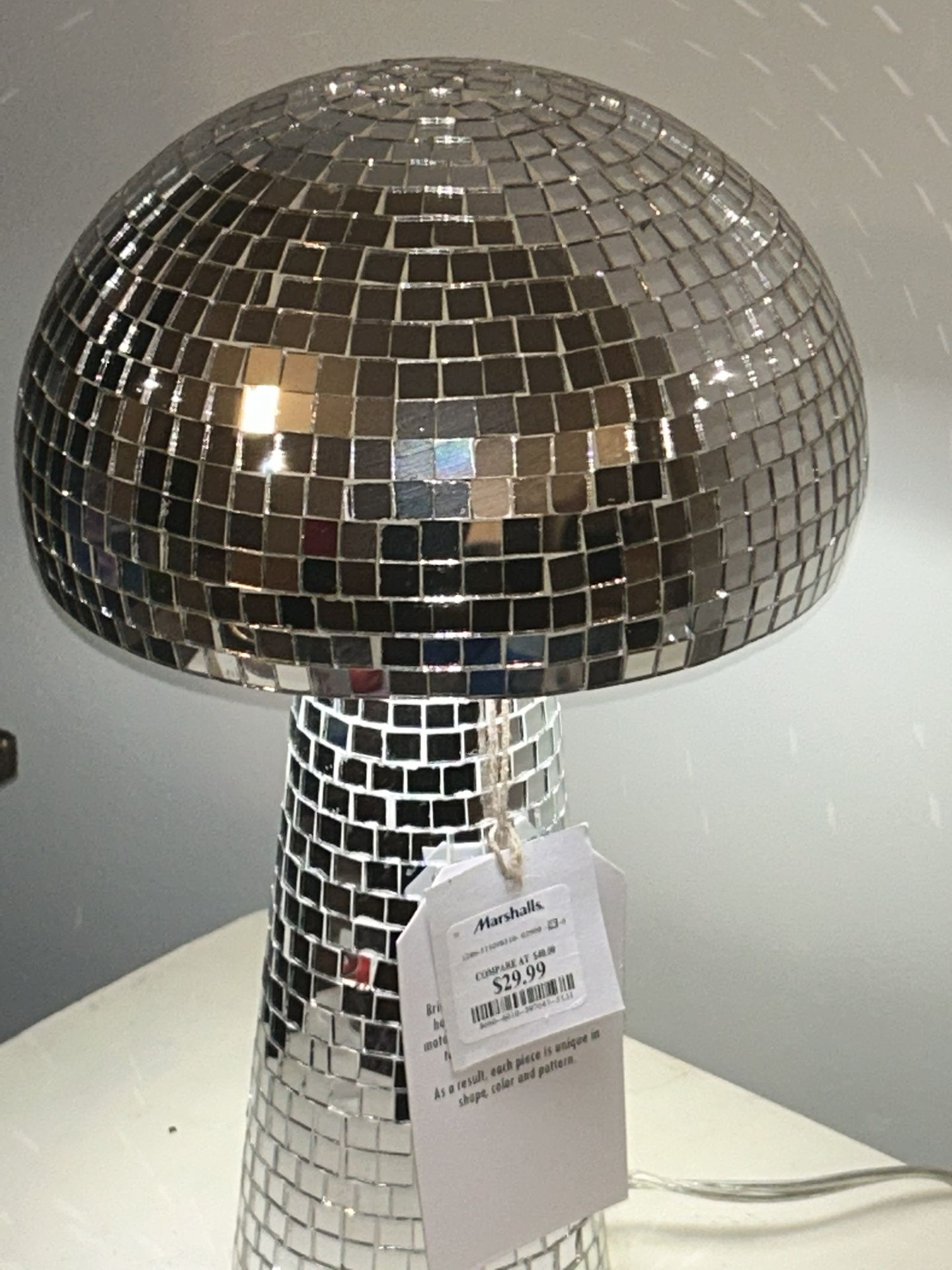 Brand New Table Lamp-Mirror