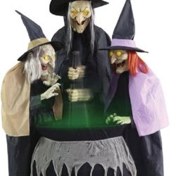 Halloween Animated Witch Sisters 