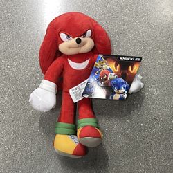 Sonic The Hedgehog 3 Movie Knuckles Plush