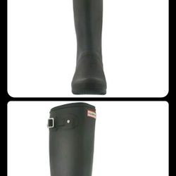 Hunter Original Tall Nebula Rain Boot play waterproof black size us6/eu37