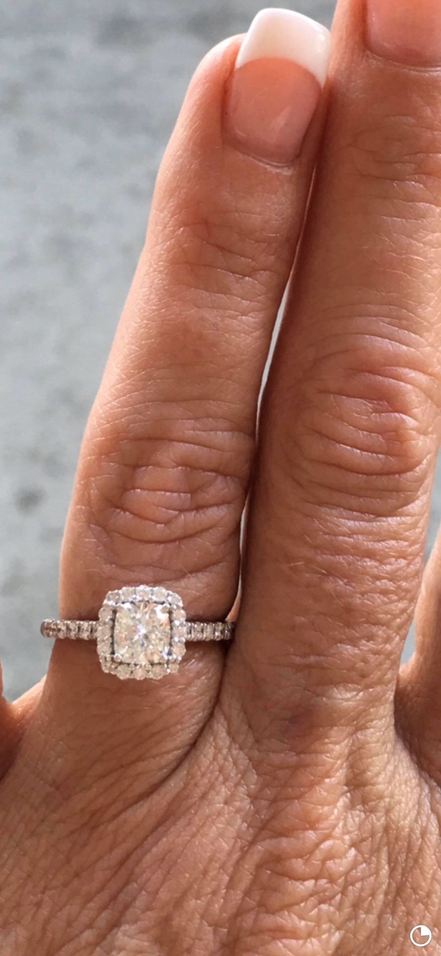 14 Kt Diamond Engagement ring 1 1/3 ctw