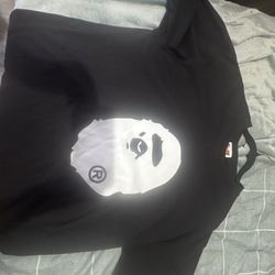 Bape Shirt Medium Black And White 