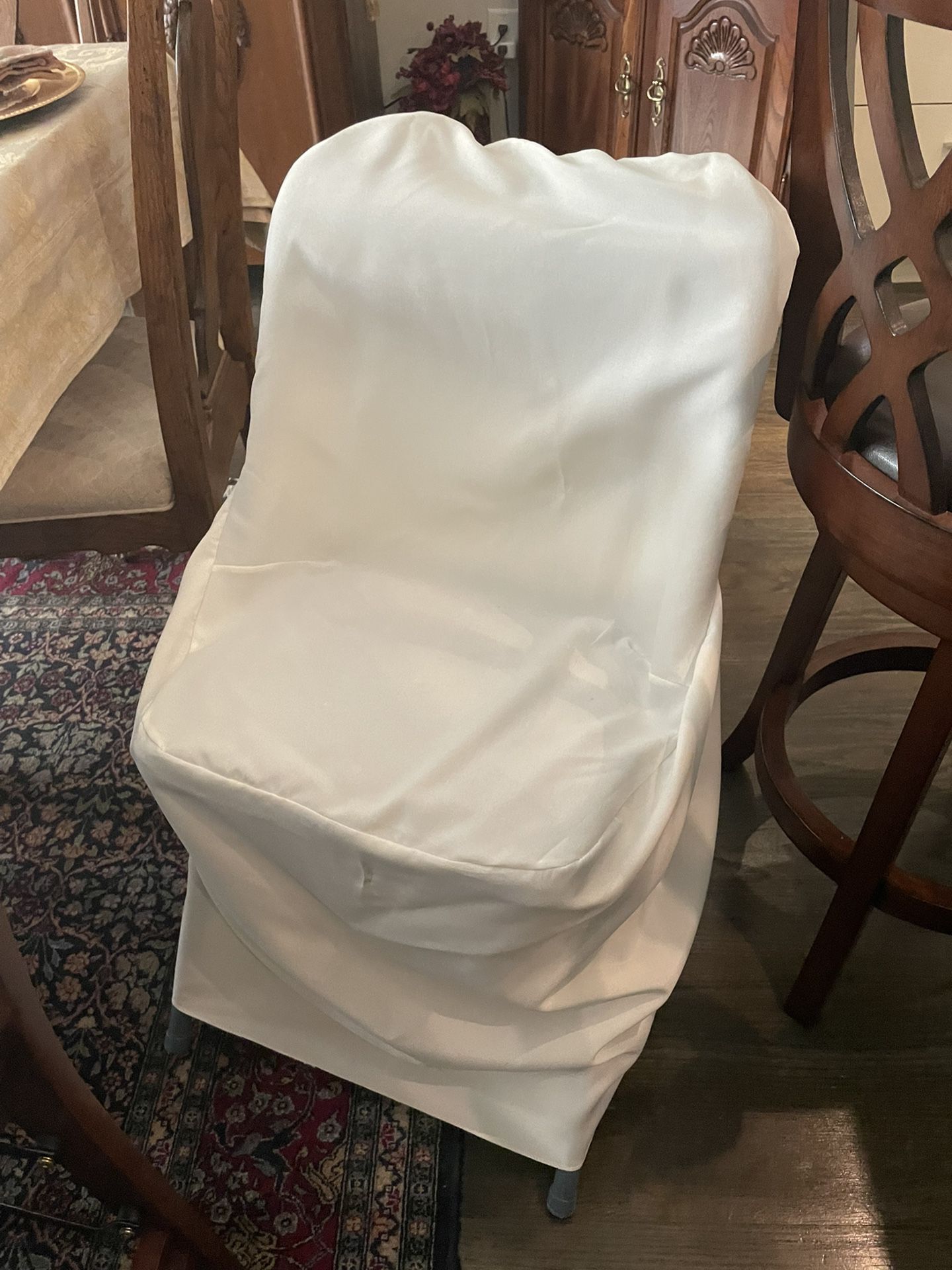 6 Chair Covers - Ivory Color 