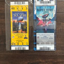 Super Bowl 48 And 53  Tickets 