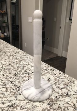 Brand new solid marble paper towel holder