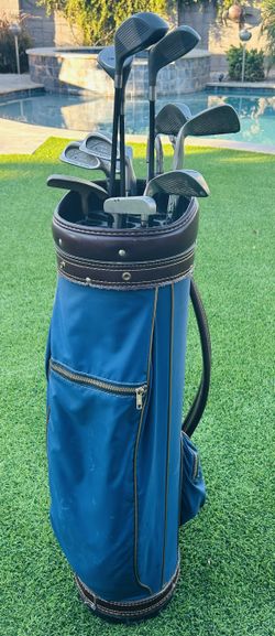 Vintage Arnold Palmer Golf Club Bag & Complete 14-Piece Set