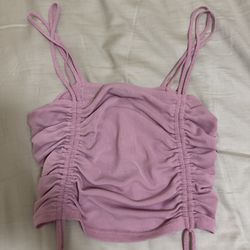 Pink Crop Top