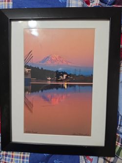 Mt. Rainier framed picture