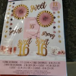 SWEET 16 DECORATIONS