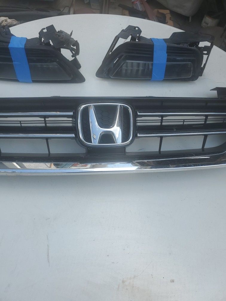 2014 accord grill and fog lights with trim