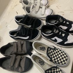 Used Shoes Vans 9T And 9.5T , Nike 9C, Converse 9T , Zara 9T
