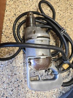 Used Heavy duty corded hand drill