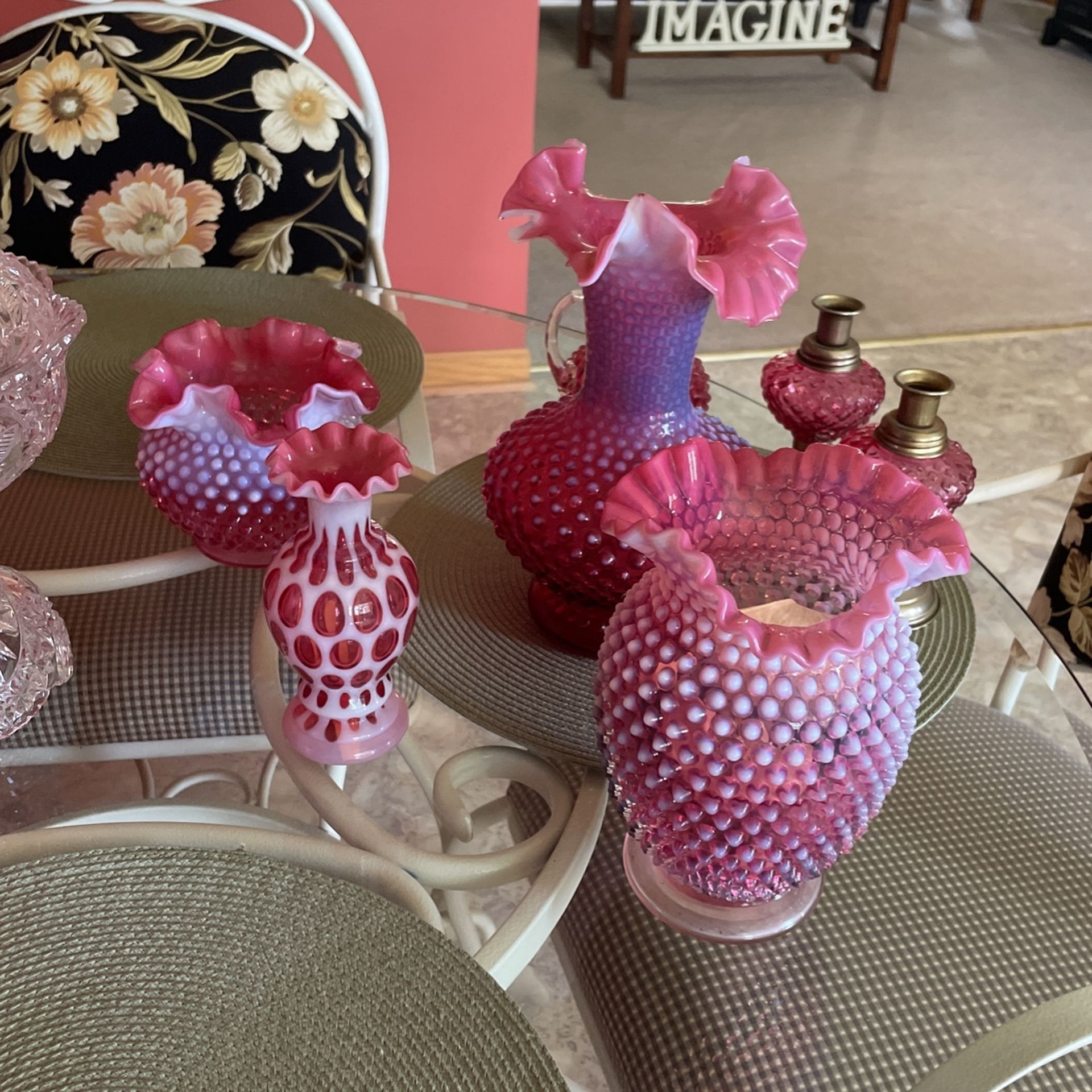 12 Pieces Antique Glassware