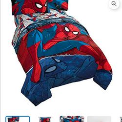 Spider man twin bed set
