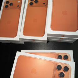 Apple iPhone 17 Pro Max Orange Unlocked $1350 Each with Receipt  