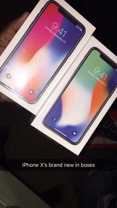 iPhone X brand new in box unlocked 64g