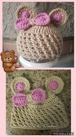 Baby crochet hat