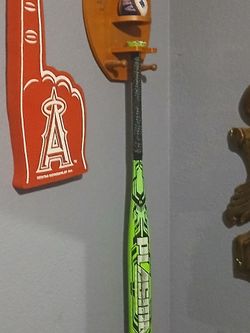 Green Graphic Baseball Bat