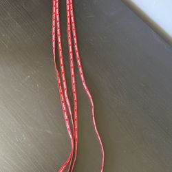 Supreme red shoe laces