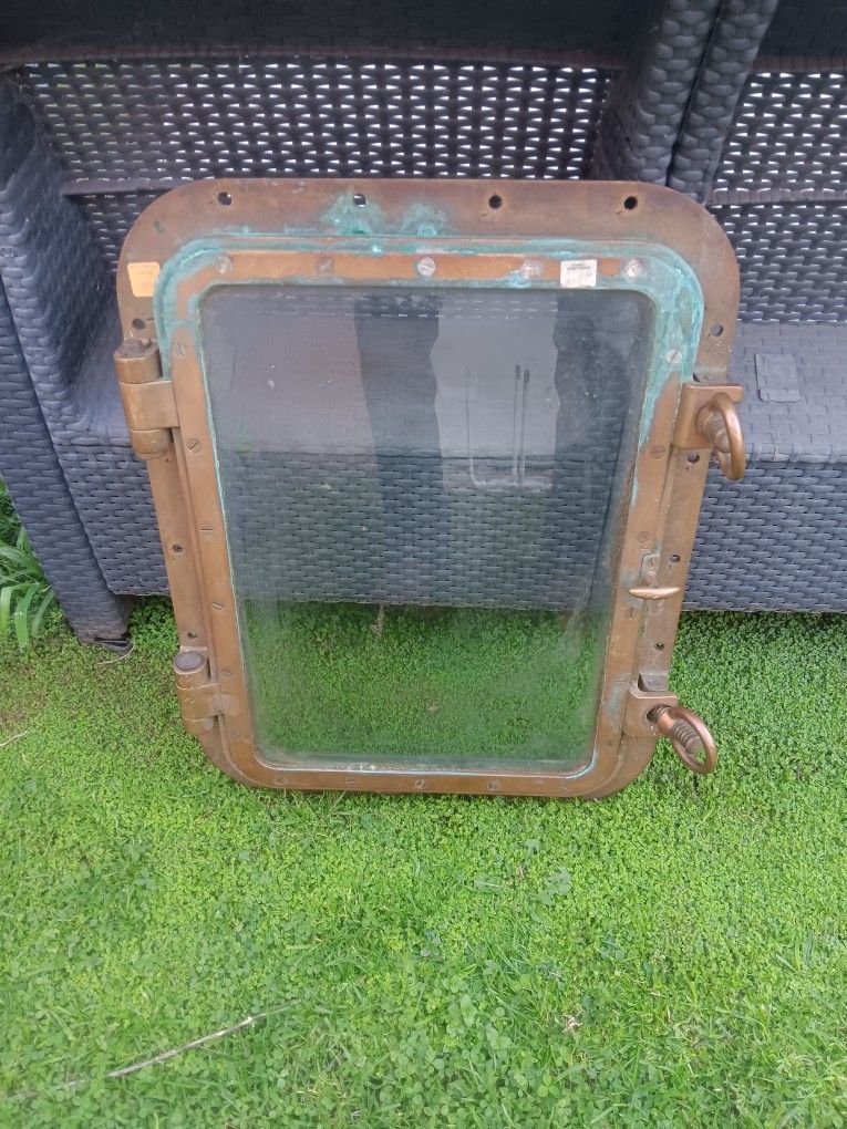Antique Nautical Port Hole Window