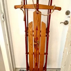 Vintage radio flyer sled