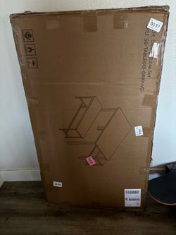 Gray Dining table, medium sized for 4
