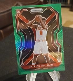 Patrick Williams Prizm Green Panini Prizm Basketball Card RC