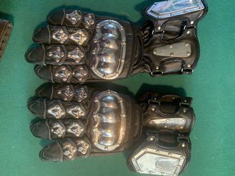 Leather Motorcycle Gloves    Very Unique 