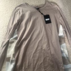 Brand new DKNY camo design shirt
