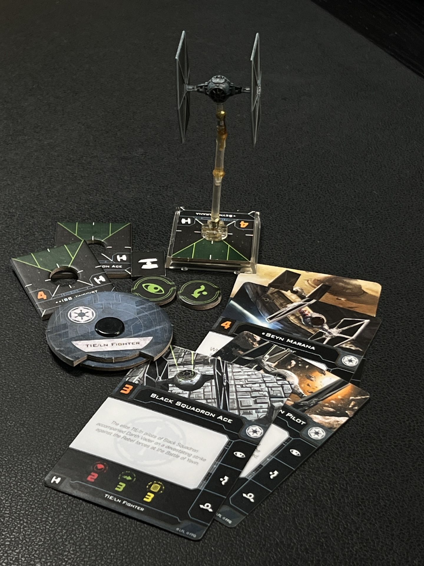 X-Wing Miniatures Game TIE Fighter - Imperial Faction, Seyn Marana & ISB Jingoist