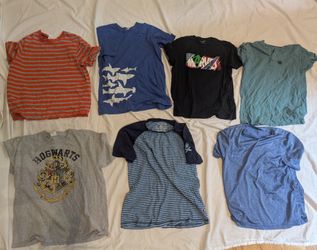 Boys T Shirts Size 8 Marvel Hogwarts Potter Sharks Hannah Anderson Lucky Brand 