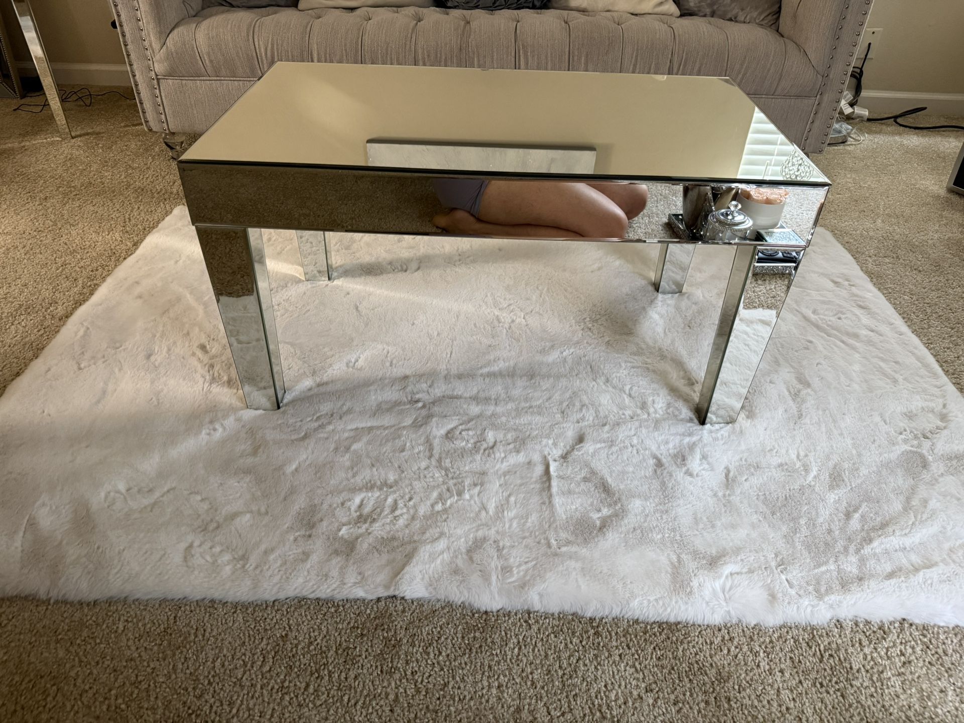 Mirrored Coffee Table