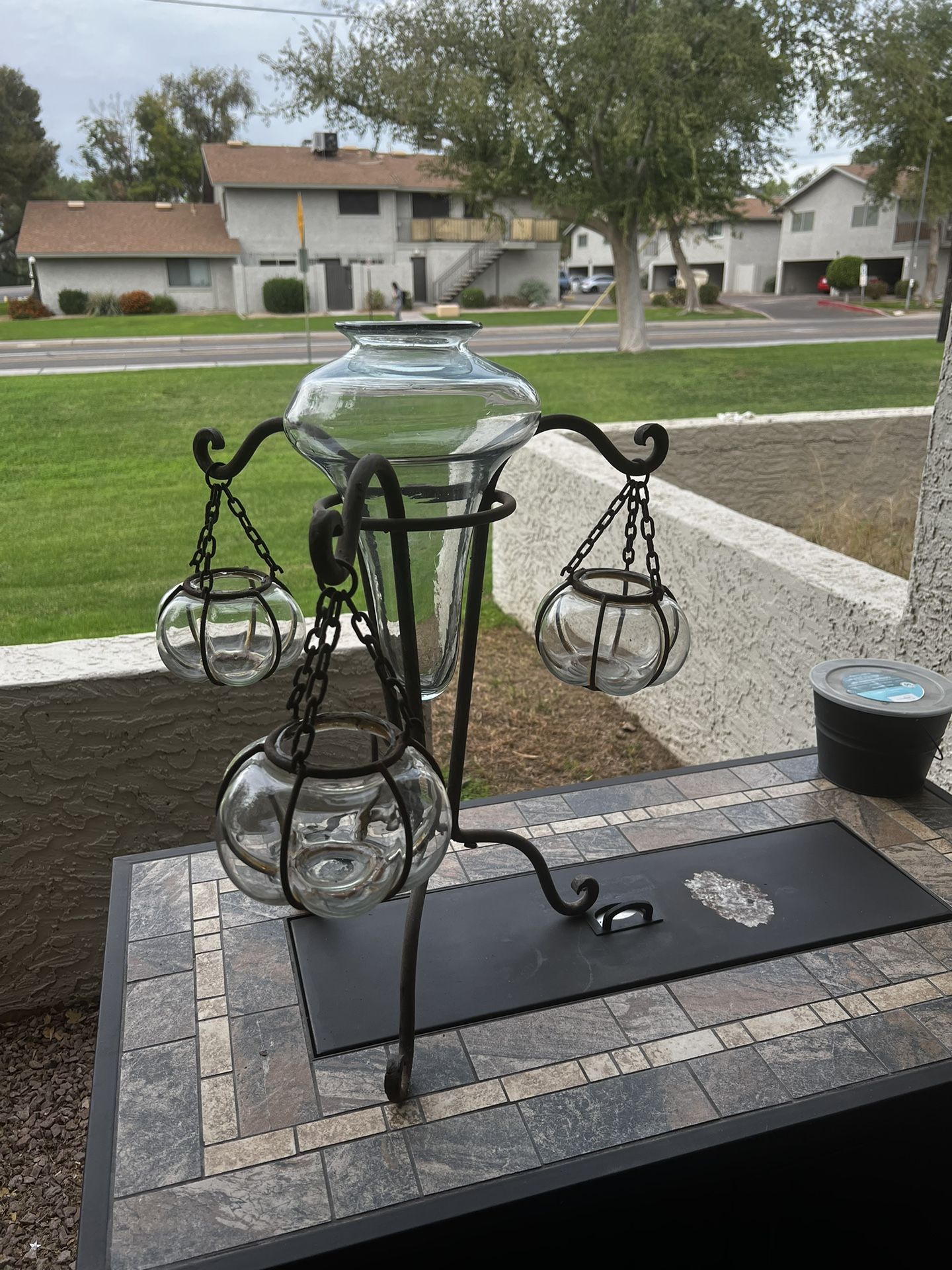 Vase - Candle Table Center Piece