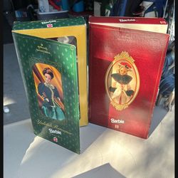 2 VINTAGE HALLMARKS BARBIES 