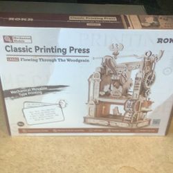 ROKR Wooden Adult Puzzle(Classic Printing Press)