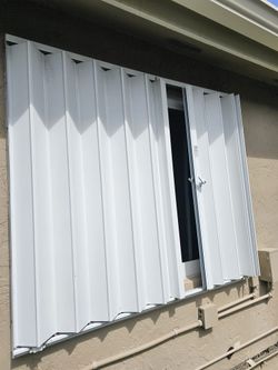 Acordian shutters