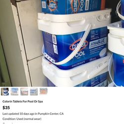 Clorin Tablet & Shock For Pool Or Spa