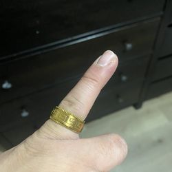 Ring gold plate