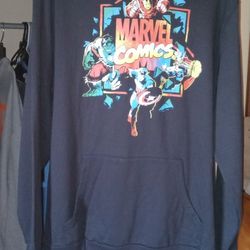 Marvel Comics The Avengers Sweatshirt Hoodie L NEW